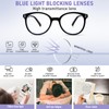 KoKoBin 3 Pack Retro Round Reading Glasses for Women，Blue Light