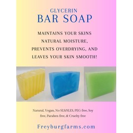 Freyburg Farms Peppermint Glycerin Bar Soap