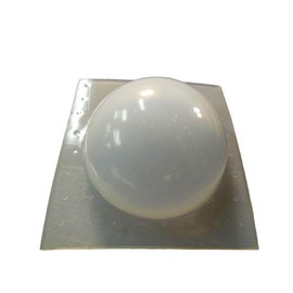 2 1/4 Inch Half 1/2 Ball Plastic Craft Mold use Soap for soap Making or Cement for Garden Stones Qty -2 4605