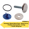 HOME CENTRE Chrome Kitchen Sink Tap Hole Blanking Plug 50mm