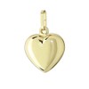 NKlaus 585 or 333 Yellow Gold Heart Pendant Necklaces Highly