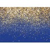 SJOLOON Blue Glitter Backdrop Royal Photo Backdrop for Birthday Party