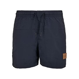 Urban Classics Boys Block Swim Shorts, Basic Boys Swim Shorts Available in 2 Colours, Sizes 110/116 - 158/164, navy