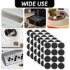 Anti Slip Furniture Pads 108 Pcs Self-Adhesive Rubber Feet 1"