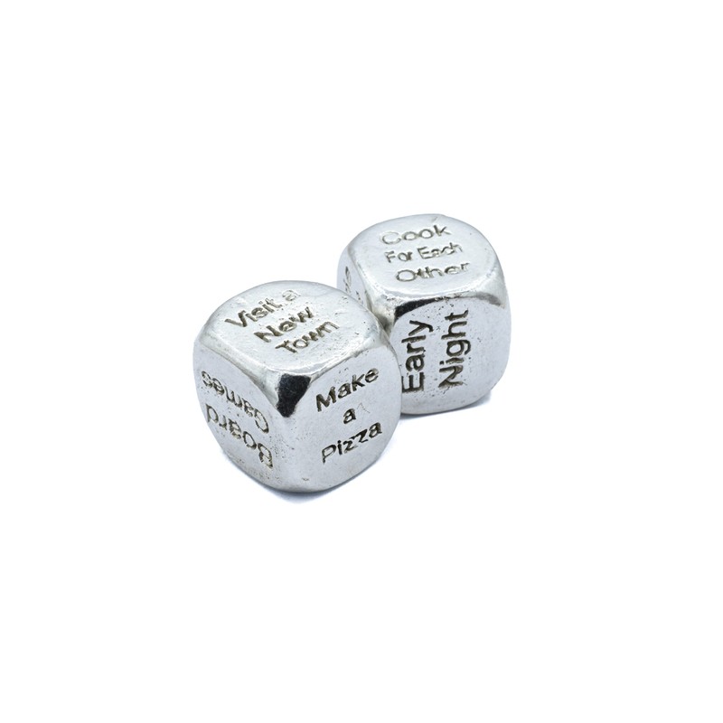 8 Year Anniversary Metal Date Dice Create a Unique 8th