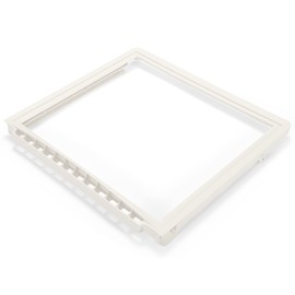 Kojem 240599803 Crisper Pan Cover w/o Glass Compatible with Frigidaire Refrigerator Shelf Frame Replacement for 240599803, 1564725, 240599801, 240599802, AH2378645, EA2378645, PS2378645 Plastic White