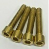 wcc BRASS HARLEY FRONT FENDER MOUNT BOLTS 1991 - UP