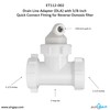 Drain Line Adapter (DLA) with 3/8-inch Quick Connect Fitting for