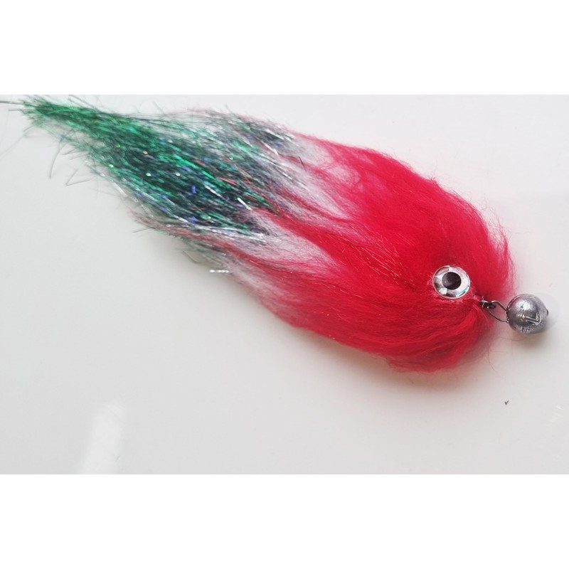 FISHIN ADDICT Jig fly barbless fishing fly lure handmade 7g