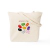 CafePress Jelly Bean Prayer Goodie Bag Reusable Natural Beige Canvas