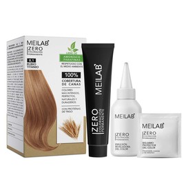 MEILAB Permanent Hair Colour without Ammonia - Pack of 3 - Ash Blonde Hair Dye #8-1