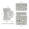 KETOTEK Energy Meter Single Phase AC40-300V 100A, Din Rail KWH