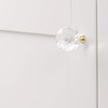 Hickory Hardware P35-CA3 35Mm Crystal Palace Crysacrylic Polished Brass Cabinet