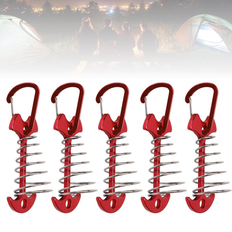 5pcs Fishbone Tent Nails Large Deck Boards Camping Tent Fixing