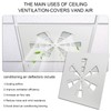 Magnetic Ceiling Vent Cover Square Adjustable Vent Cover for 24"x24"