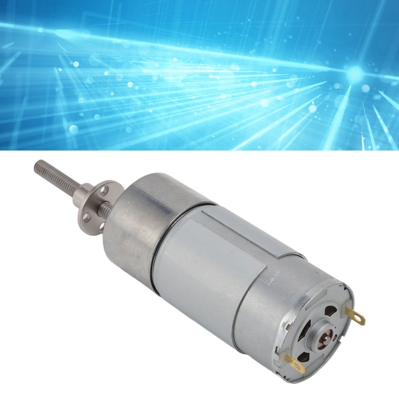 DC24V Self Locking Worm Gear Motor High Torsion Speed Reduction