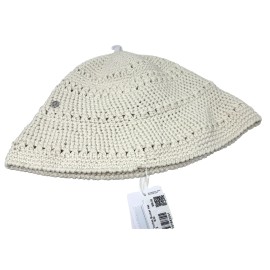 Lululemon Size S/M Cotton Crochet Bucket Hat, Light Ivory