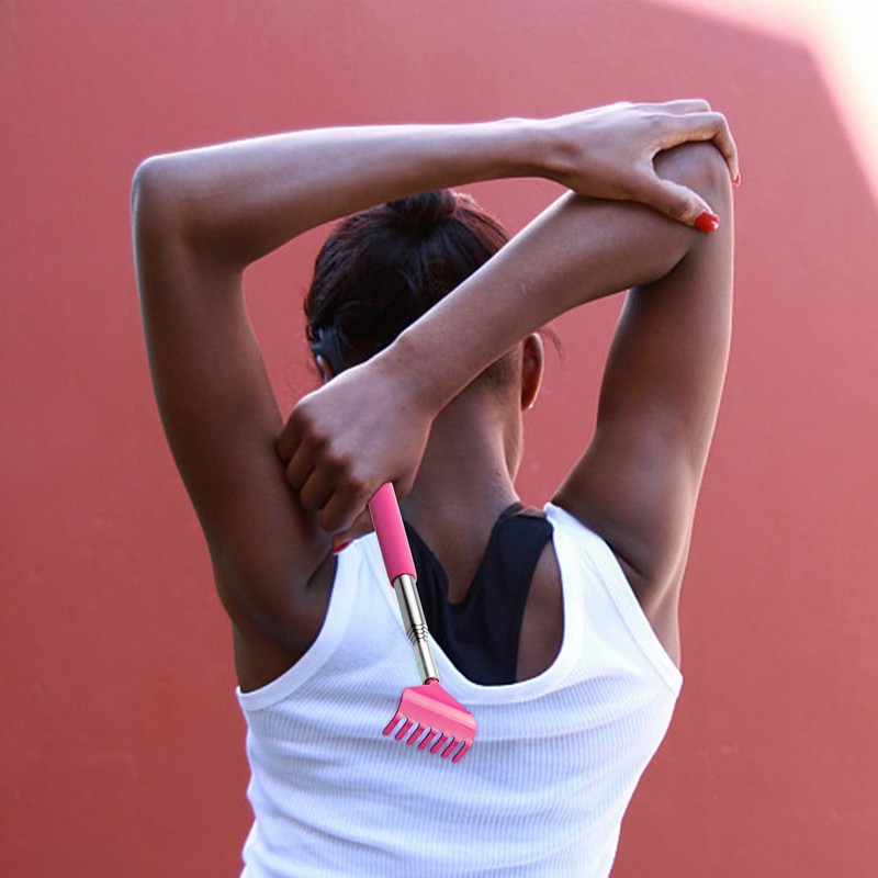 2 Piece Scratching Tools, Stainless Steel Scratching Tool, Back Massager,