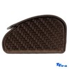 Tccase HY-80137-1 Hard Magnetic Fake Leather Glasses Case Brown