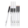 6 White Eyeliner Pencils for Professional Use as Highlighters, Soft,