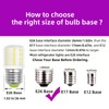 DAPSHU LED AC 100-265V 3.5W Refrigerator KEI D34L Light Bulbs