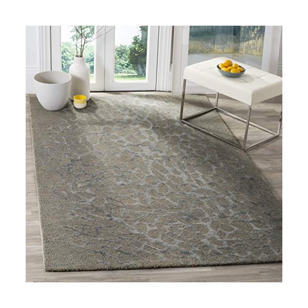Safavieh Blossom Collection BLM695B Handmade Premium Wool & Viscose Area