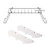 LOGOS TAKIBI 81063124 A-Shaped Tool Rack, Silver, Approx. Width 23.0
