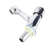 Public Ktchen Bathroom Chrome Plated Self Closing Water Saving Time