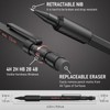 Nicpro Metal Mechanical Pencil Set, 3PCS Art Drafting Pencil 0.5,
