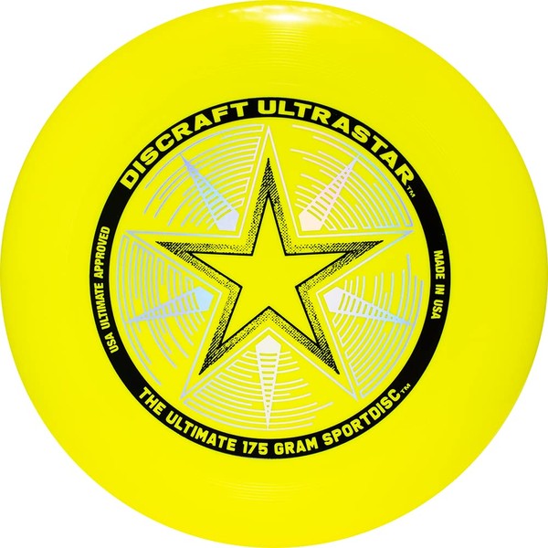 Discraft 175 Gram Yellow Ultrastar Sport Disc