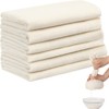 6 Pcs Muslin Cloths for Cooking，Cheese Cloth Cheese Cloths for
