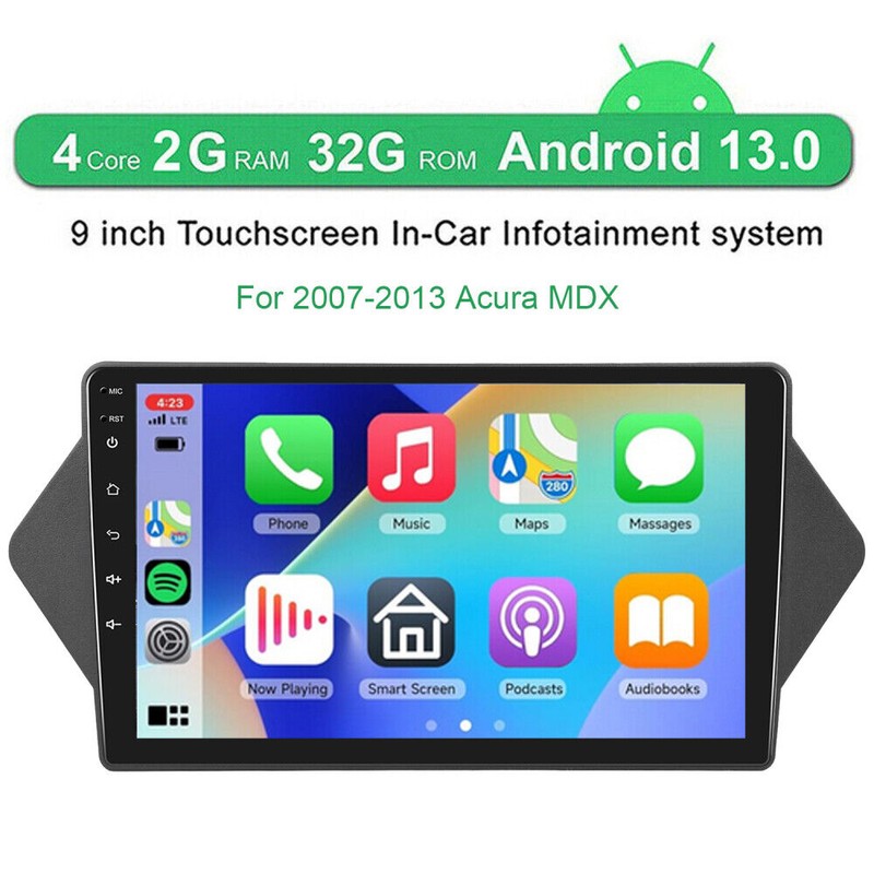 Navitroey For 2007-2013 Acura MDX Apple Carplay Android 13 Car