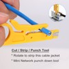 Solsop Pass Through RJ45 Crimp Tool Kit Ethernet Crimper Tool