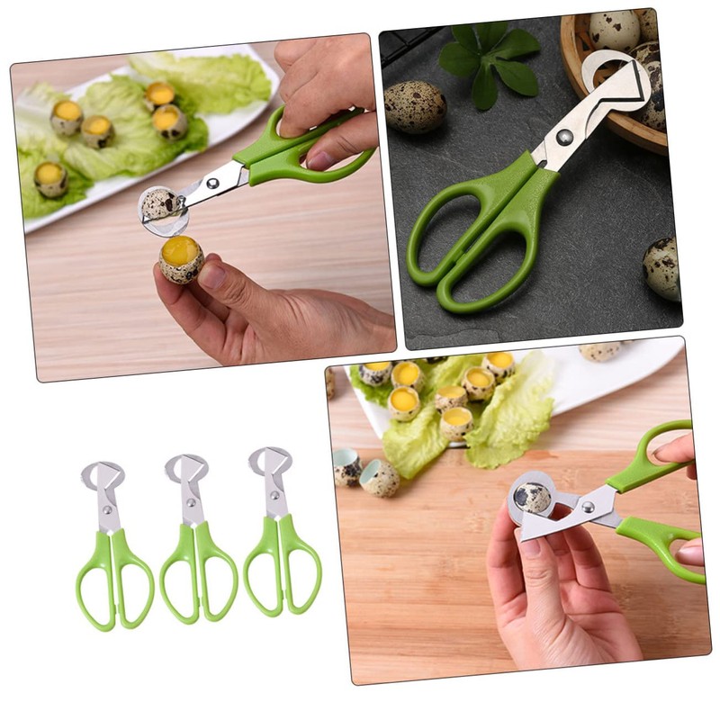 GRIRIW Cooking Scissors for Kitchen Quail Egg Shears 3-piece Set