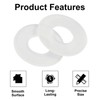OSVJE 100 Pack 1/4" ID x 1/2" OD Clear Nylon