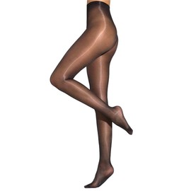 Cecilia de Rafael Eterno Super Lucido 10 Shiny Tights-Medium-Black