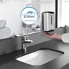 Automatic 1100ml Soap Dispenser Commercial Wall Mounted Stainless Steel Finish