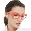 MARE AZZURO Oversized Reading Glasses Women Cat Eye Readers 0