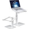 supamir Adjustable Laptop Stand for Desk, DJ Laptop Riser, Standing
