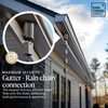 Rain Chains Direct - Rain Chain Gutter Adapter/Installer in Black