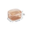 Three Layer Braces Case Denture Retainer Orthodontic Organizer Drainage Layered