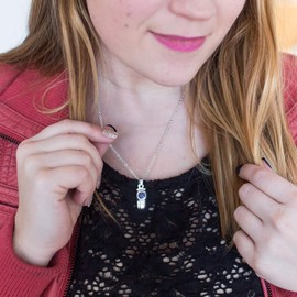 Inspired Silver - Baby Shoe Silver Chain Necklace for Women - Unique Pendant Chain Necklace Jewelry Gift - Women's Necklace Charm with Lobster Claw Clasp