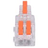 30PCS Quick Splicing Wire Connector Transparent PC Copper Stripping Terminal