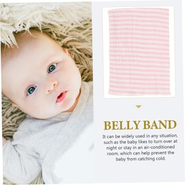 Baluue Belly Band for Newborns Double-Layer Cotton Abdomen Wrap Keep Warm for Toddlers Boys Girls Prevents Colic and Colds Comfortable Fit