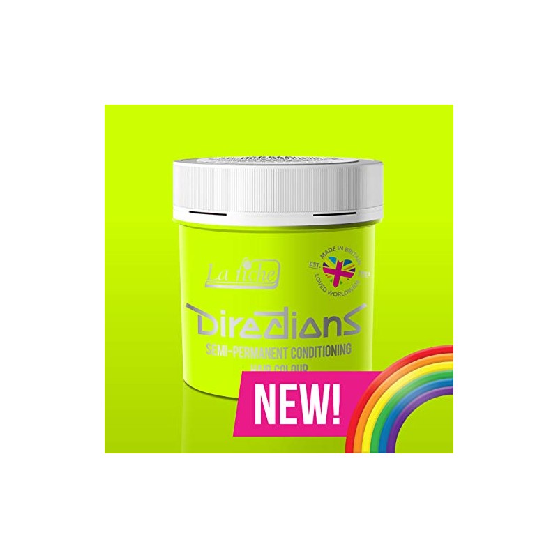 New La Riche Directions Semi-Permanent Hair Colour, 88 ml, Fluorescent