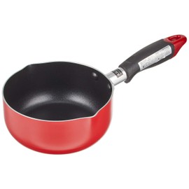 Pearl Metal Compact Non-stick Pot with Two Openings, 14 cm [For Gas Stoves Only]