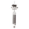 Accent Plus Iron Weathervane Windchime, Outdoor Chimes for Yard &