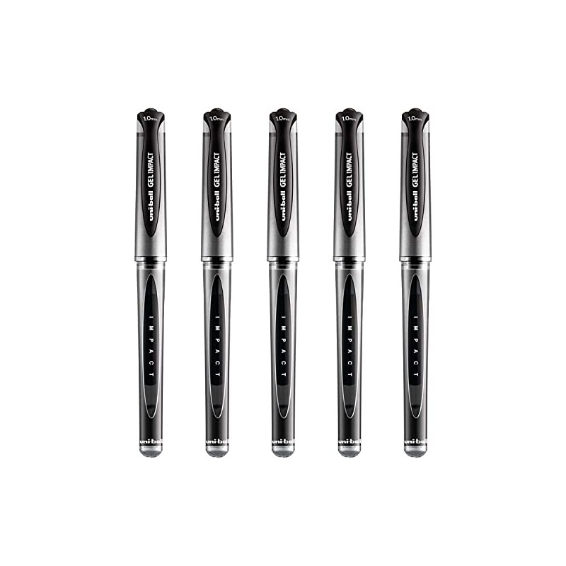 uni-ball UM-153S Gel Impact Broad Rollerball Pens - 1mm Nib,