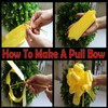Creative Balloons Pull Bows Yellow Decorative Ribbon Bows Pull Bows