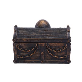 Perfeclan Skull Jewelry Box Jewelry Storage Vintage Keepsake Box Skull Jewelry Box for Bathroom Wedding Bronze